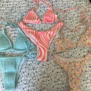 SWIMSUIT BIKINI SALE!! Set of three WITH MATCHING COVER UP!!